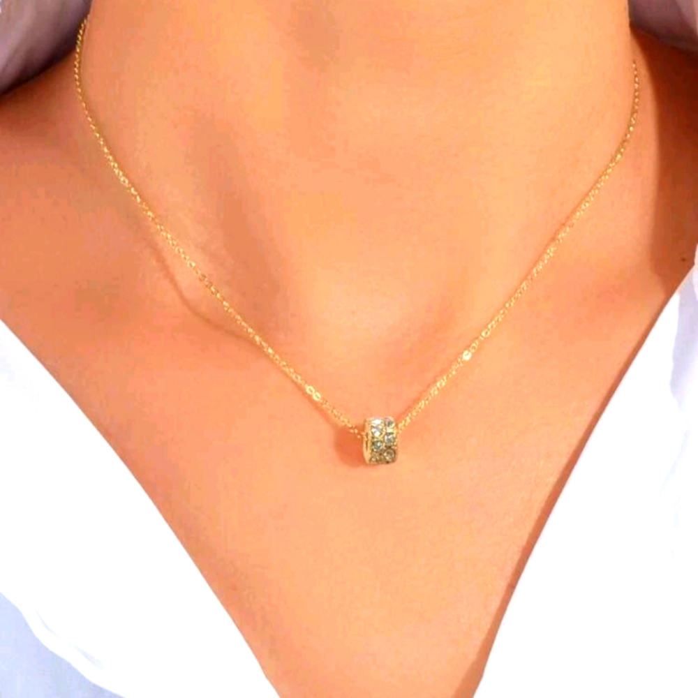 3/$15 - Rhinestone Charm Necklace